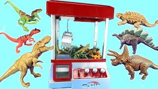 Dinosaur Surprise Toys Game in the Claw Machine  Learn Dinosaurs Names For Kids [upl. by Truscott]