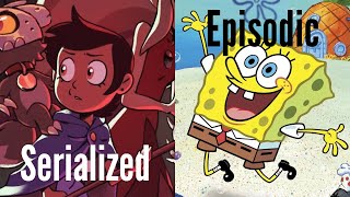 Serialized vs Episodic Cartoons [upl. by Williams330]