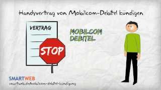 Mobilcom Debitel Vertrag kündigen [upl. by Pederson]