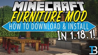 How To Download amp Install MrCrayFish’s Furniture Mod in Minecraft 1181 [upl. by Orabla]