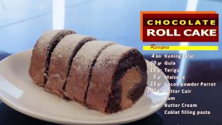 CHOCOLATE ROLL CAKE  by PARROT CHOCOLATE [upl. by Eenolem]