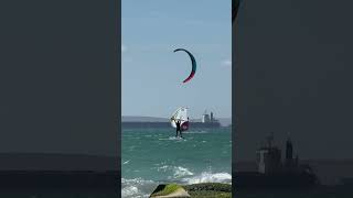 langebaan beach kitesurfing wingfoiling goodday travel southafrica shortsviral [upl. by Chantalle]