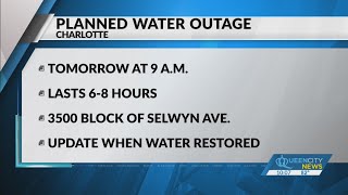 68 hour water outage impacting S CLT area Tuesday [upl. by Ydoj86]