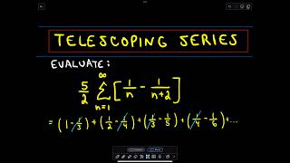 Evaluating a Telescoping Series StepbyStep Guide [upl. by Rachele587]