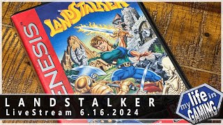 LandStalker Sega Genesis  LIVE STREAM [upl. by Anetsirhc]