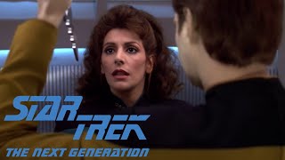 Data Stabs Troi  HD Star Trek The Next Generation TNG [upl. by Whitcher]