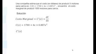 Costo marginal [upl. by Eisor]