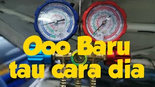 Cara isi gas aircond kereta amp tukar compressor [upl. by Drake]