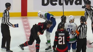 🔥Tempers Flare🔥Brady Tkachuk amp Dakota Joshua [upl. by Akamaozu]