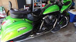 How to Install Kuryakin Mini Boards on a Kawasaki Vulcan 1700 [upl. by Ocirnor]