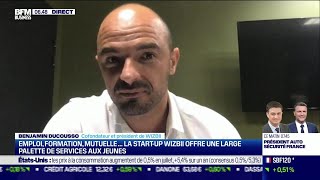 Benjamin Ducousso Wizbii  Wizbii offre une large palette de services aux jeunes [upl. by Frangos]