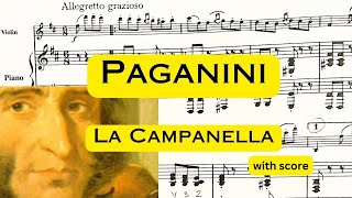 Paganini La Campanella with a score arrFritz Kreisler Philippe Quint violin [upl. by Winne]