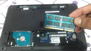 Dell Inspiron 3521 5521 3537 how to upgrade ram and harddrive do it yourself [upl. by Aissert]