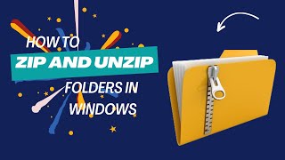 How to Zip and Unzip Files on Windows 10 [upl. by Reinhard]