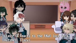 Class 1A reacts to the FNaF lore in a nutshell  By ViperSLASH  lazy [upl. by Sirrep177]