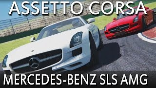 MercedesBenz SLS AMG Assetto Corsa [upl. by Nnaaras]