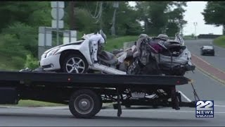 Three people killed in Connecticut car crash [upl. by Adnomar]