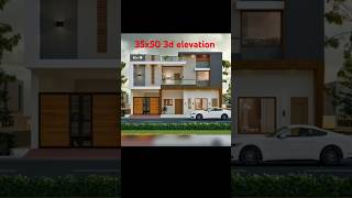 35x50 3d elevation amp modern house elevation home modernhouse 3delevation shortvideo [upl. by Kris]