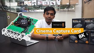 Cinema Capture Card 8K Blackmagic Design Decklink 8K Pro [upl. by Idihsar442]