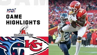 Titans vs Chiefs AFC Championship Highlights  NFL 2019 Playoffs [upl. by Phail]