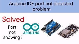 Arduino IDE port not detected problemardiunoesp32Neeraj yadav electronics [upl. by Arri]