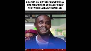 Cleophas Malala to President Ruto What kind of human being are you What are you made of fyp [upl. by Rakel499]