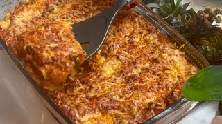 Recette de lasagnes bolognaise facile et rapide  وصفة لازانيا سهلة وسريعة التحضير [upl. by Anelec]