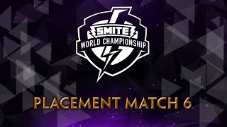 SMITE World Championship 2017  Placement Match 6 [upl. by Denbrook191]