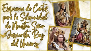 Esquema de Cantos Solemnidad de Cristo Rey del Universo  Domingo 24 de noviembre  Radio Sensación [upl. by Lauraine]