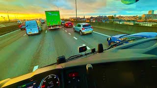 POV Truck Driving 🇧🇪 Antwerpen to Hesselt A13 E313  Scania R450  ASMR  4K HD  truck hgv pov [upl. by Ertha472]