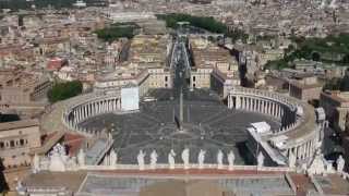 Climbing St Peters Basilicas Dome in Rome  Walks Traveler [upl. by Idnas]