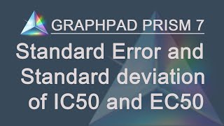 How to calculate the Standard Error and Standard Deviation of IC50EC50 [upl. by Ettelra]