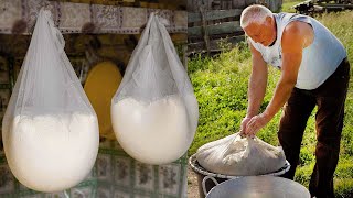 Traditional Cheese Making at a Romanian Sheepfold [upl. by Eissalc618]