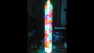 What happens when you combine MagnaTiles with an LED light strip [upl. by Adiene584]