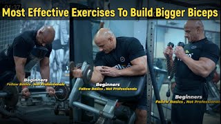 Most Effective Exercises To Build Bigger Biceps  Bicep Workout youtubevideo [upl. by Ennahs]