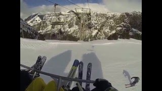 Scariest ski lift  Nearly fell off the ski lift [upl. by Chaffin171]