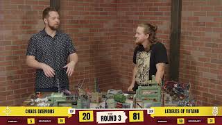 VOTANN VS CHAOS DAEMON  Warhammer 40k Battle Report  10th edition [upl. by Leahpar]