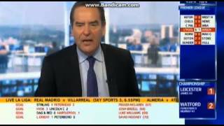 Jeff Stelling celebrates both Hyde and Hartlepool going in front [upl. by Elsilrac953]