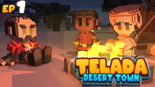 Stonehearth ACE Mod  Starting a New Town in the Desert  Telada Ep 1 [upl. by Ahsimed997]