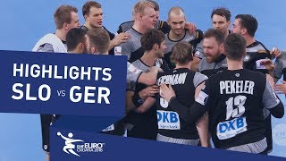 Highlights  Slovenia vs Germany  Mens EHF EURO 2018 [upl. by Yrnehnhoj62]