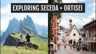 Exploring Seceda  Ortisei in the Dolomites  Italy Day 2 [upl. by Macmahon]