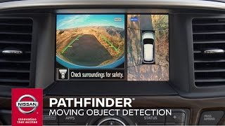 2017 Nissan Pathfinder  AVM with Moving Object Detection [upl. by Yelats93]