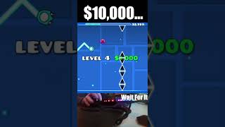 Geometry Dash MR Beast 10000 Impossible Wave Challenge shorts gd geometrydash [upl. by Nodab921]