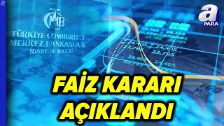 Merkez Bankası Mayıs Ayı Faiz Kararı Açıklandı l A Para [upl. by Wynny893]