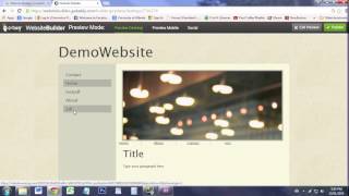 How to Make a Website GoDaddy Website Builder Making Menus [upl. by Ymor413]