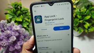 app lock fingerprint lock app kaise use kare  how to use app lock fingerprint lock app [upl. by Waldner]