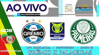 GRÊMIO X PALMEIRAS  BRASILEIRÃO BETANO 2024  14ª RODADA  AO VIVO Simulação no eFOOTBALL [upl. by Aytak872]