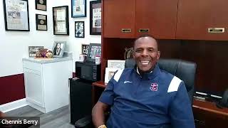 JAMES HILL SPORTS MEAC FOOTBALL SCSU COACH CHENNIS BERRY ON SC STATE FOOTBALL amp FAMU GAME 8262024 [upl. by Neiv159]