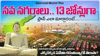 Amaravathi 13 zones full details  Amaravathi Master Plan Explained  amaravthi ai city  9 cities [upl. by Gusti]