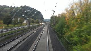 HD720cam  Führerstandsmitfahrt  Königswinter  Linz  Ehrenbreitstein [upl. by Amandi]